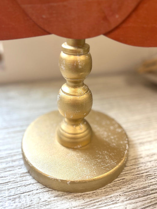 Gold Wood Base for Toppers