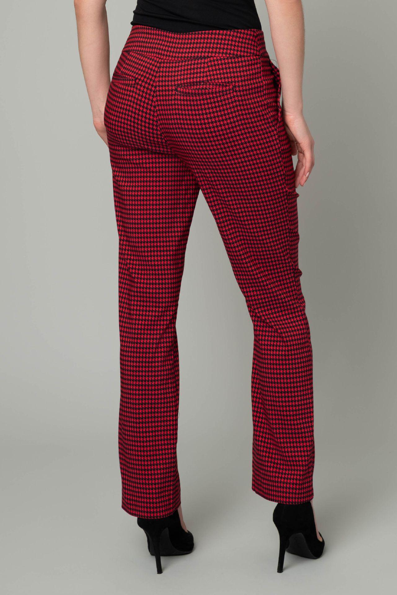 Printed Straight Leg Millennium Eric Pant w/ Front Pockets