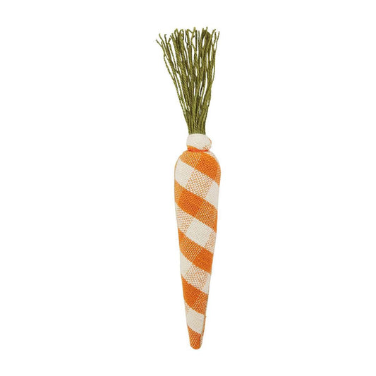 Buffalo Check Carrot Decor