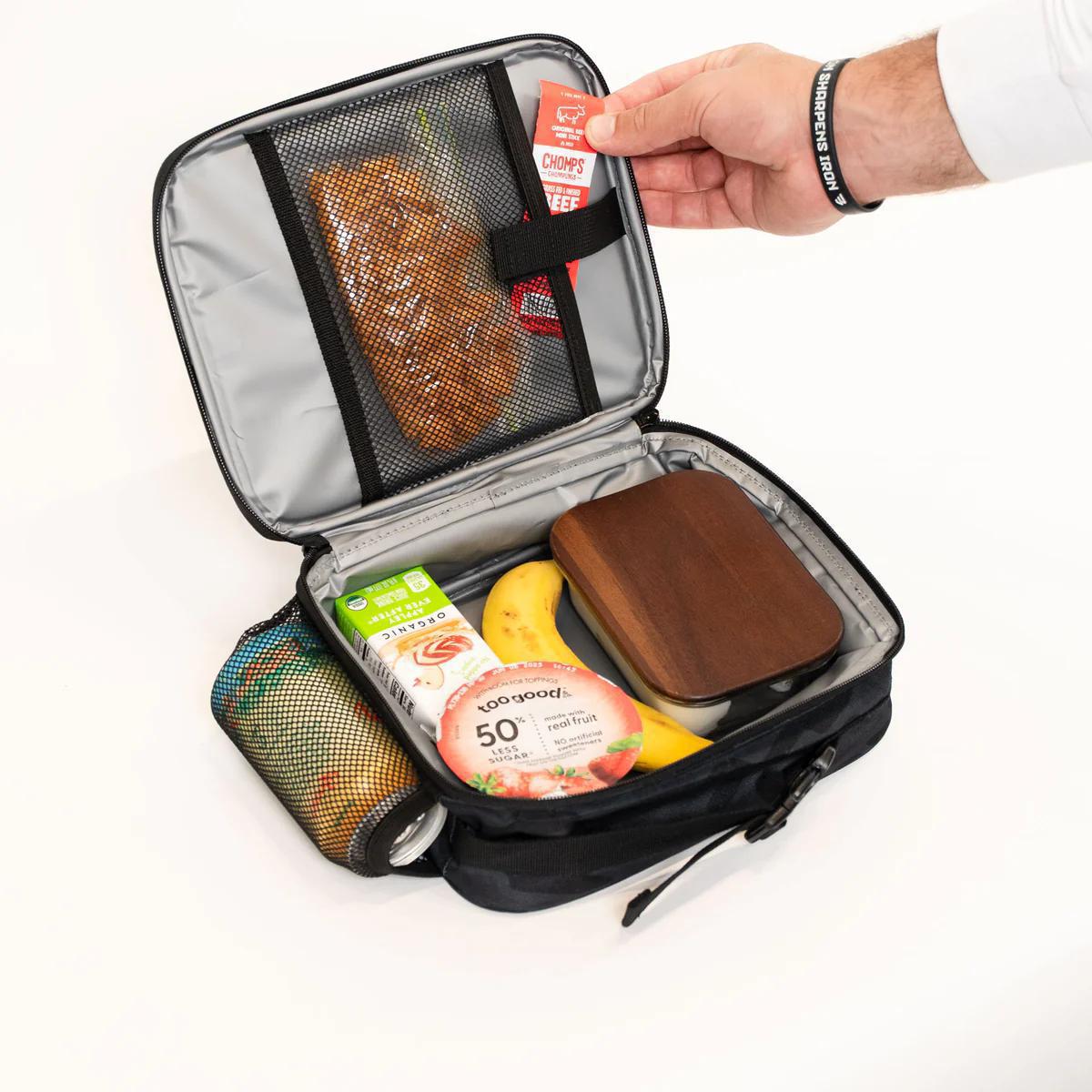 BURLEBO BLACK CAMO LUNCHBOX