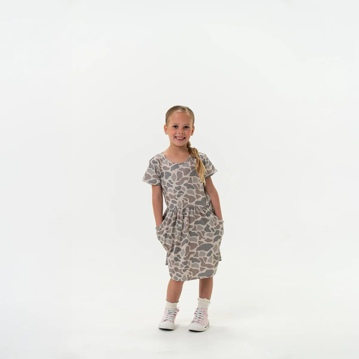 BURLEBO - Youth Moxie Dress - Classic Deer Camo