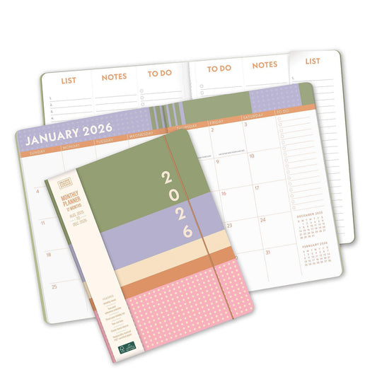 2026 Color Block Just Right Monthly Planner
