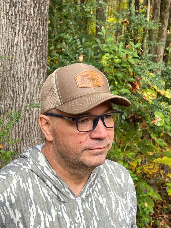 Southern Folly Leather Patch Hat