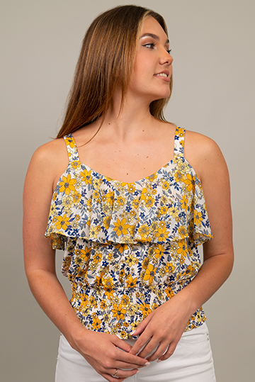 Chiffon Popover Tank