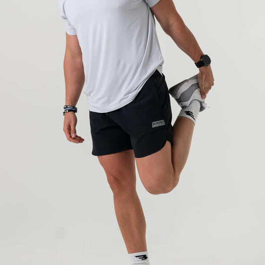 BURLEBO TRAINING SHORT - BLACK
