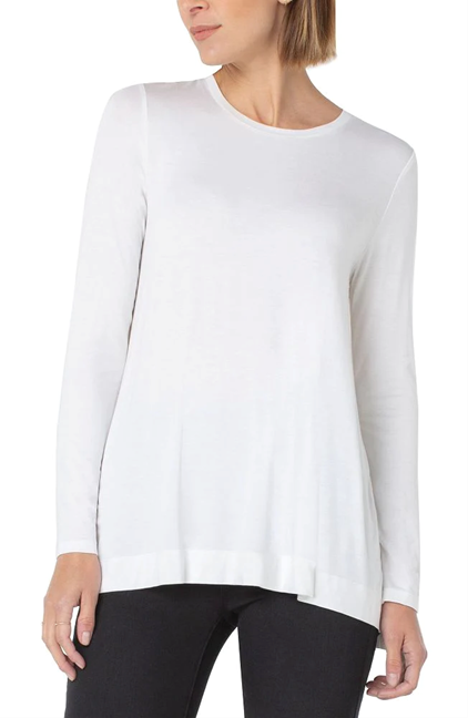 L/S Scoop Neck Modal Top