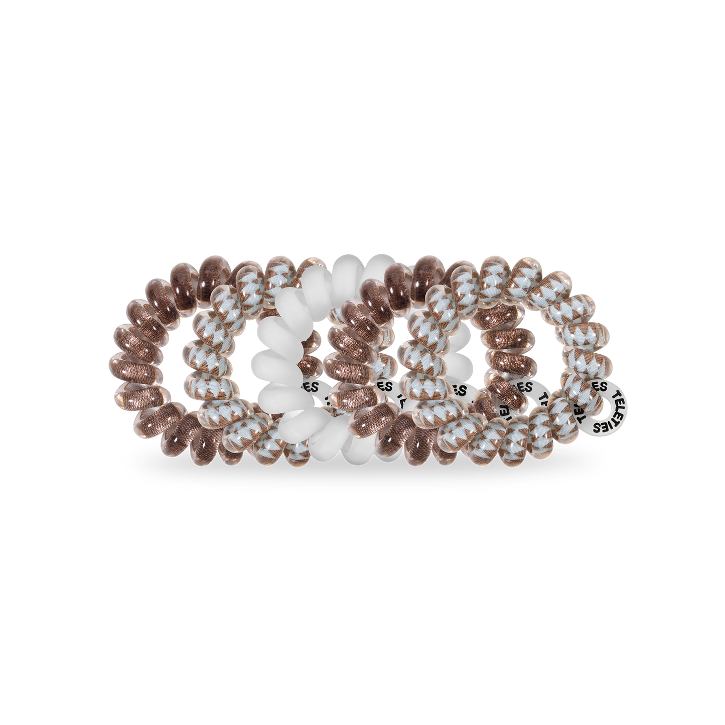 TELETIES Spiral Hair Coils | Tiny | Hair Ties