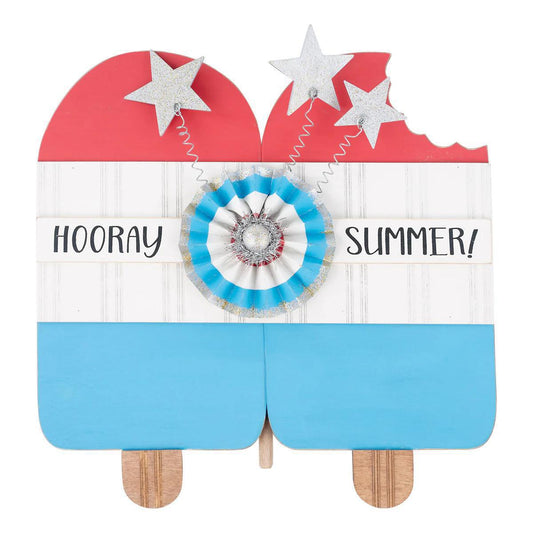 HOORAY SUMMER POPSICLES TOPPER
