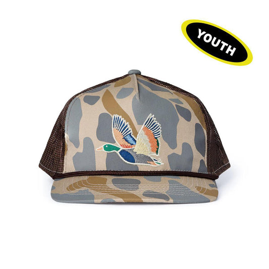 BURLEBO Youth Cap - Retro Camo Duck