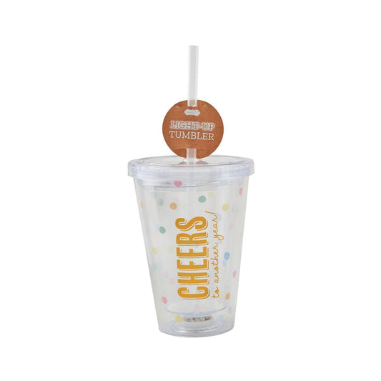 Blue Light-Up Tumbler