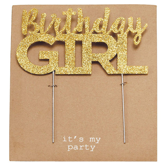 Birthday Girl Cake Topper