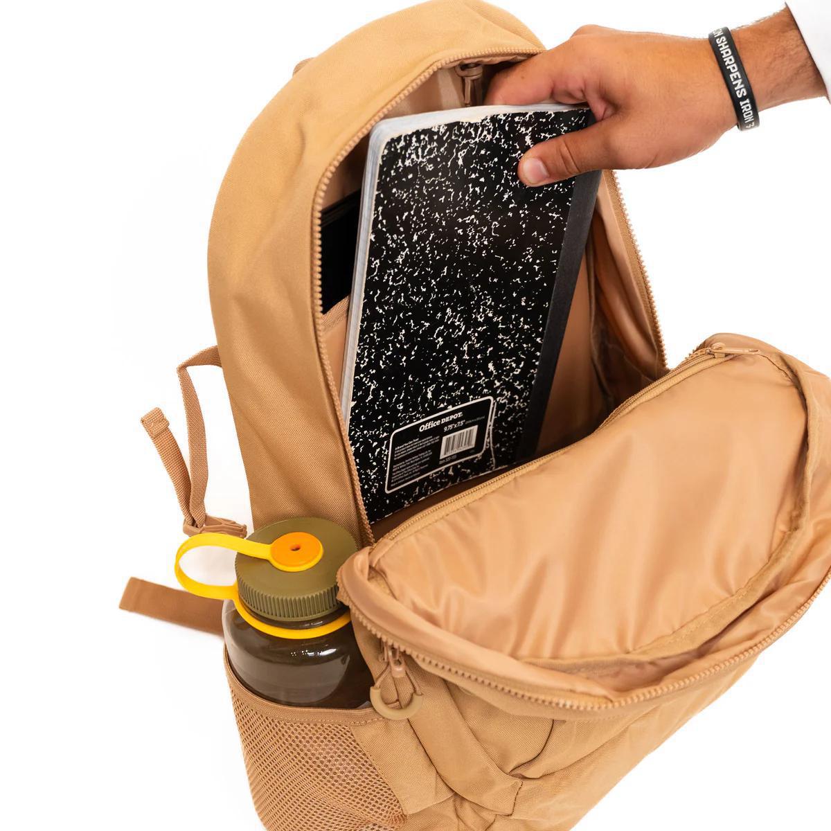 Burlebo -  Book Bag Coyote Tan Camo
