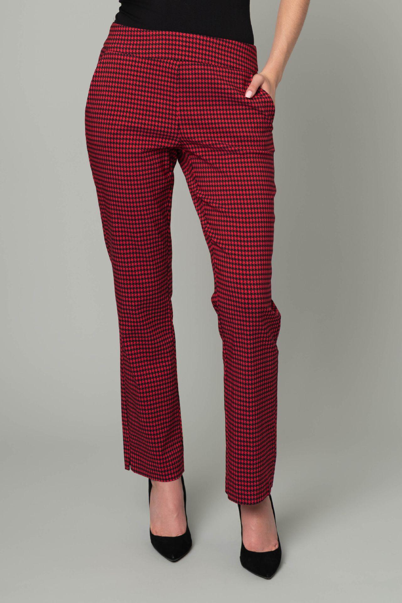 Printed Straight Leg Millennium Eric Pant w/ Front Pockets