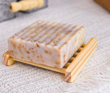 Earth & Egg Cold Press Lye Soap with Wooden Rack
