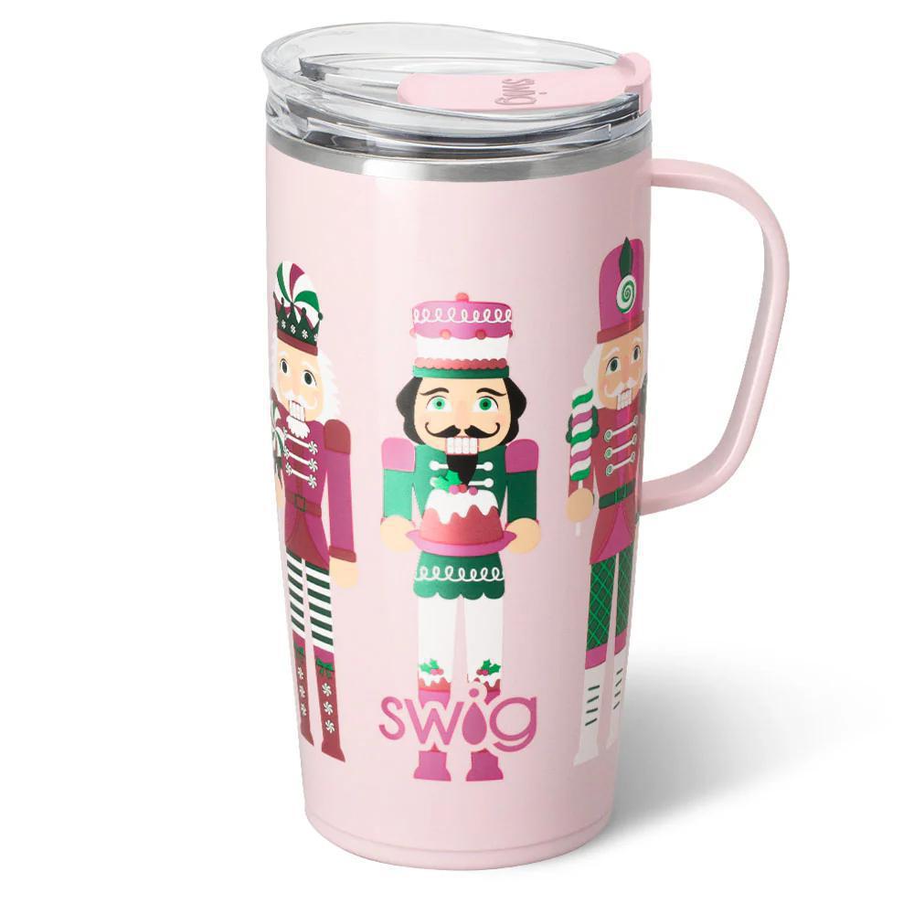 SWIG SUGAR PLUM SOLDIERS TRAVEL MUG 22OZ.