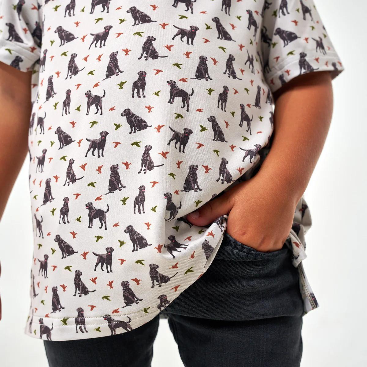 Burlebo -Youth - Performance Polo - Ducks And Dogs