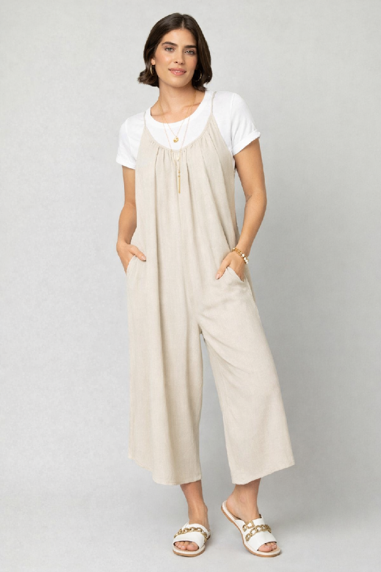 Linen-Like Stingray Jumper