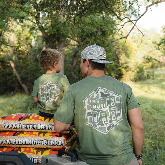 BURLEBO Rad Dad Deer Camo - Heather Olive