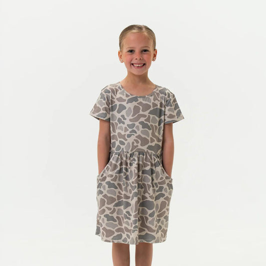 BURLEBO - Youth Moxie Dress - Classic Deer Camo
