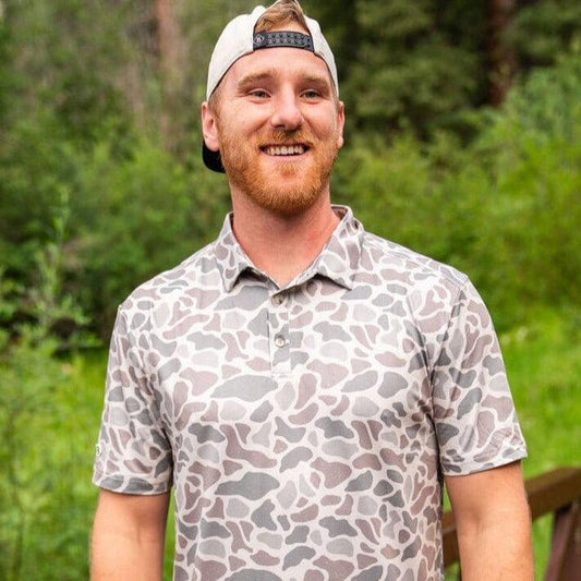 BURLEBO PERFORMANCE POLO CLASSIC DEER CAMO