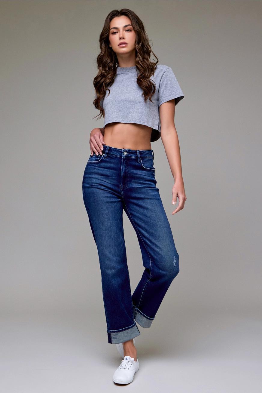 HIDDEN Cuffed Stretch 31" Inseam Straight Jean