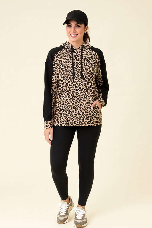 Animal Print Silky Soft Hoodie