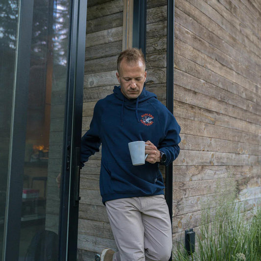 Fleece Hoodie - Old School Duck Hunt