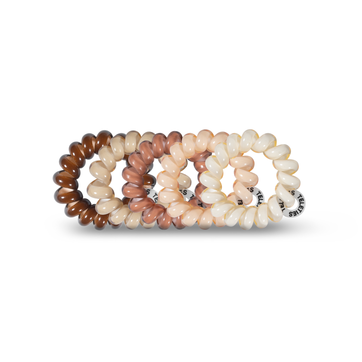 TELETIES Spiral Hair Coils | Tiny | Hair Ties