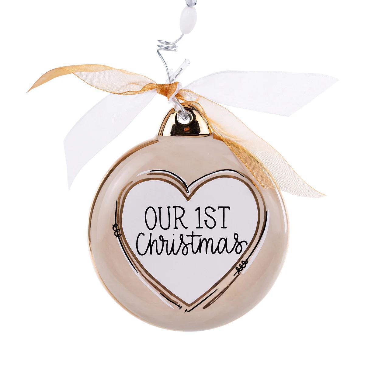 Glory Haus Our First Christmas Ornament