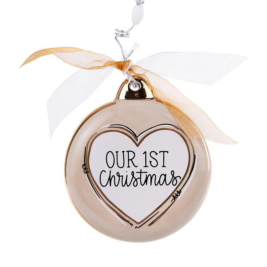 Glory Haus Our First Christmas Ornament