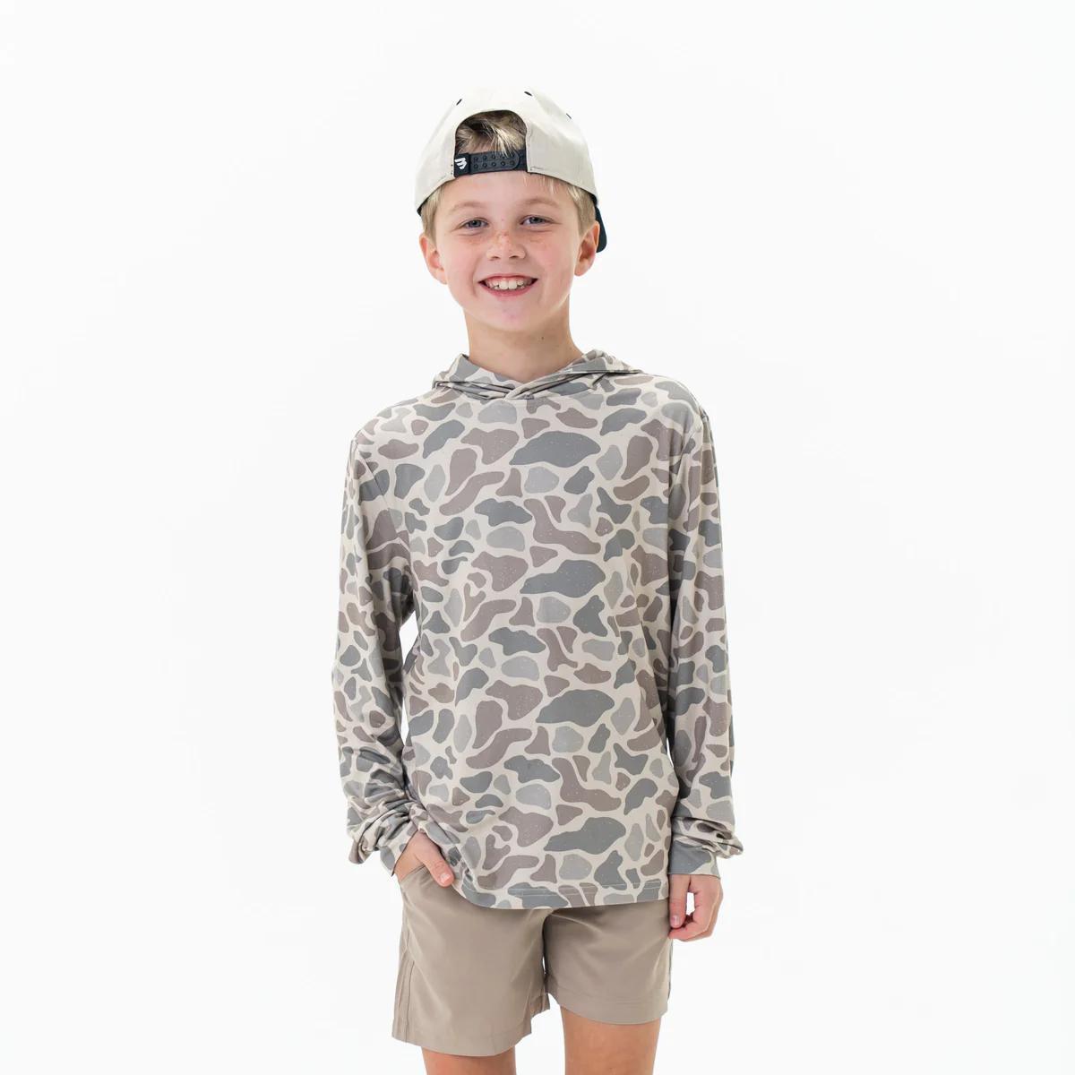 Burlebo - Youth Performance Hoodie - Classic Deer Camo