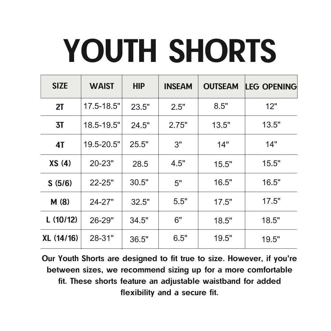 Burlebo -Youth Athletic Short - Heather Black - Retro Duck Camo Liner