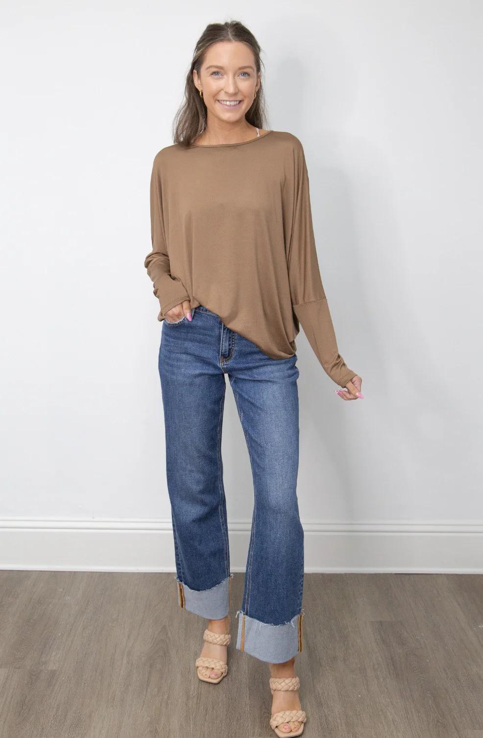 G&E Straight-Leg Jeans, Mid-Wash