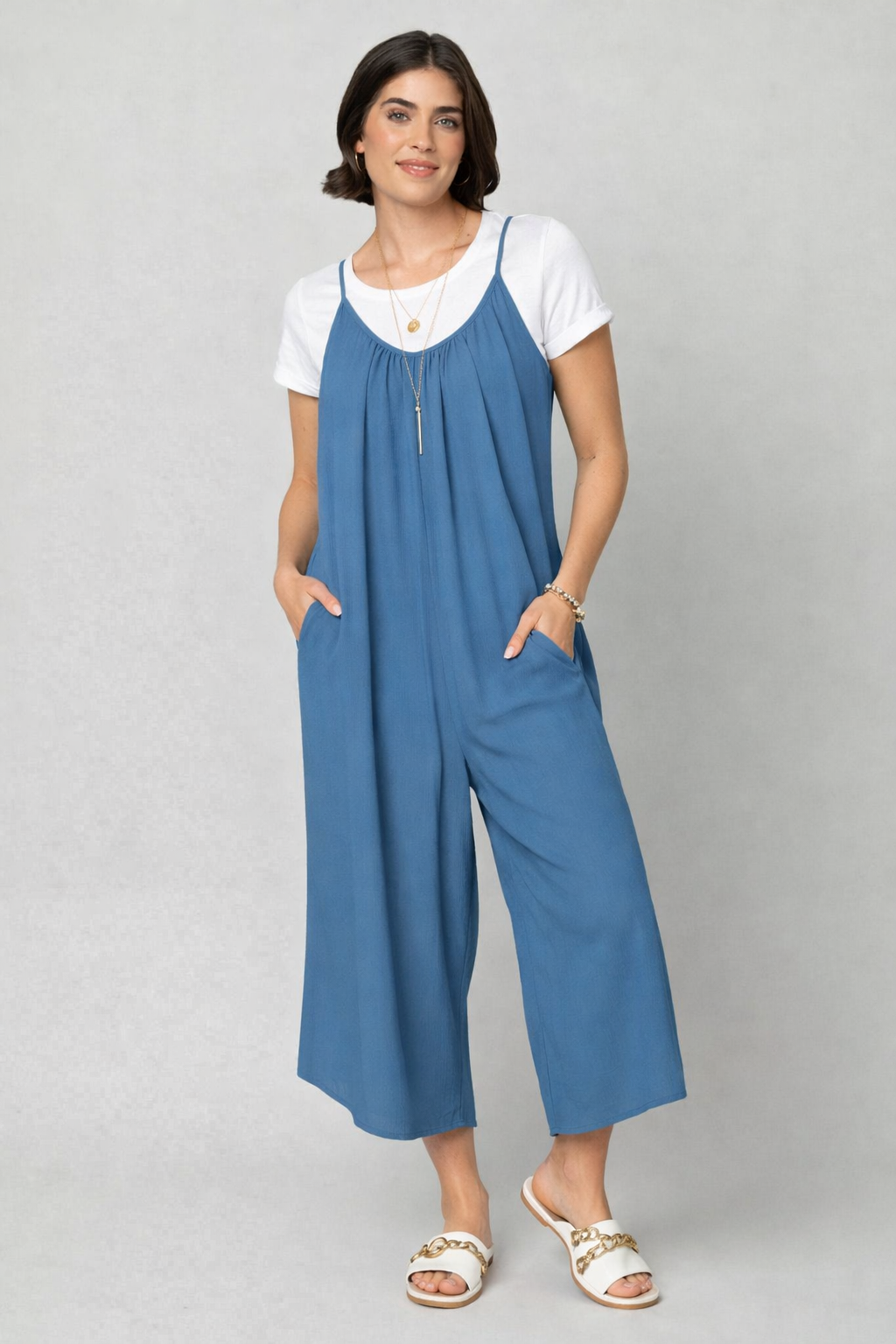 Linen-Like Stingray Jumper