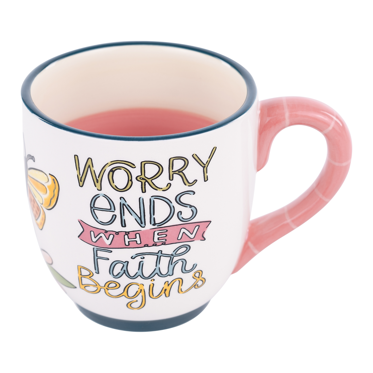 Glory Haus Worry Ends When Faith Begins Mug