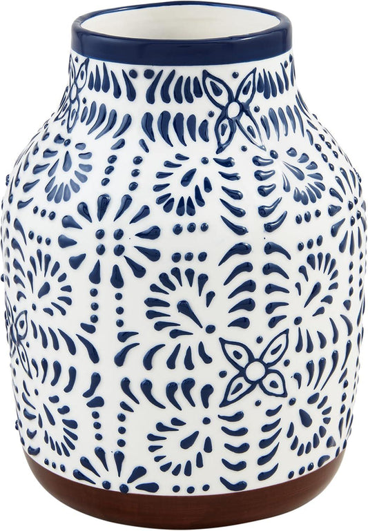 Mud Pie Medium Floral Vase