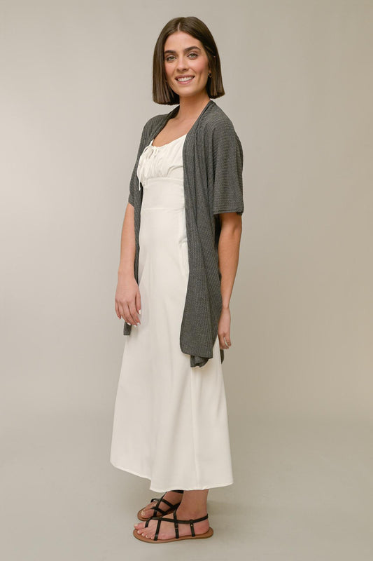 Waffle Knit Kimono