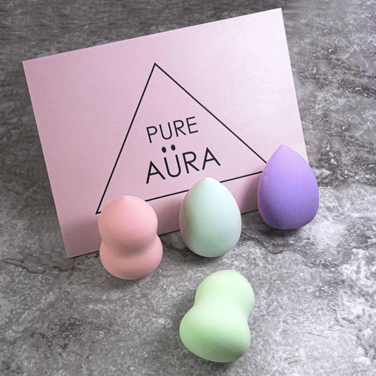 LARGE 4 PIECE COSMETIC MAKEUP SPONGE SET