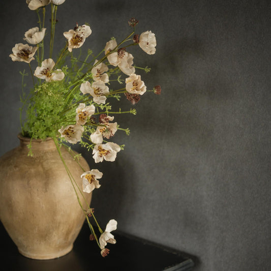 22" Beige Wildflower Spray