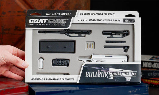 Goat Gun Model Bullpup "THE OUNCE" Color: Black/White