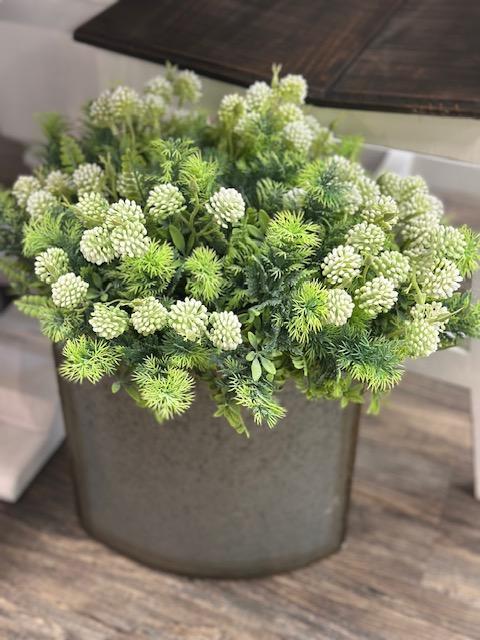 Floral - Green & White Mix Bunch