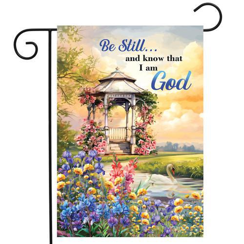Be Still Double-Sided Garden Flag