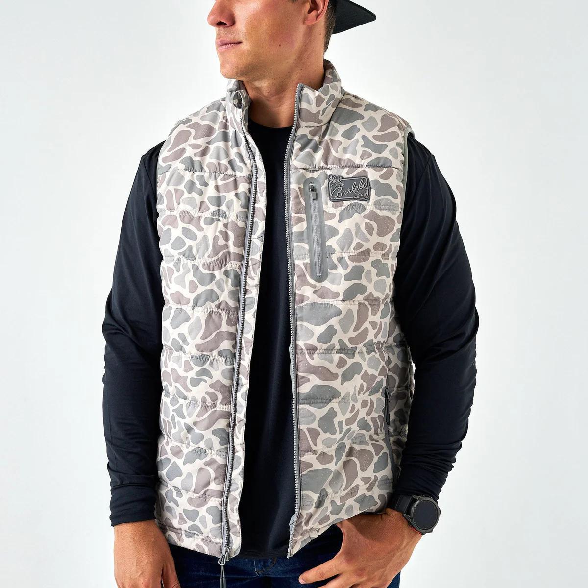 Burlebo Puffer Vest - Classic Deer Camo