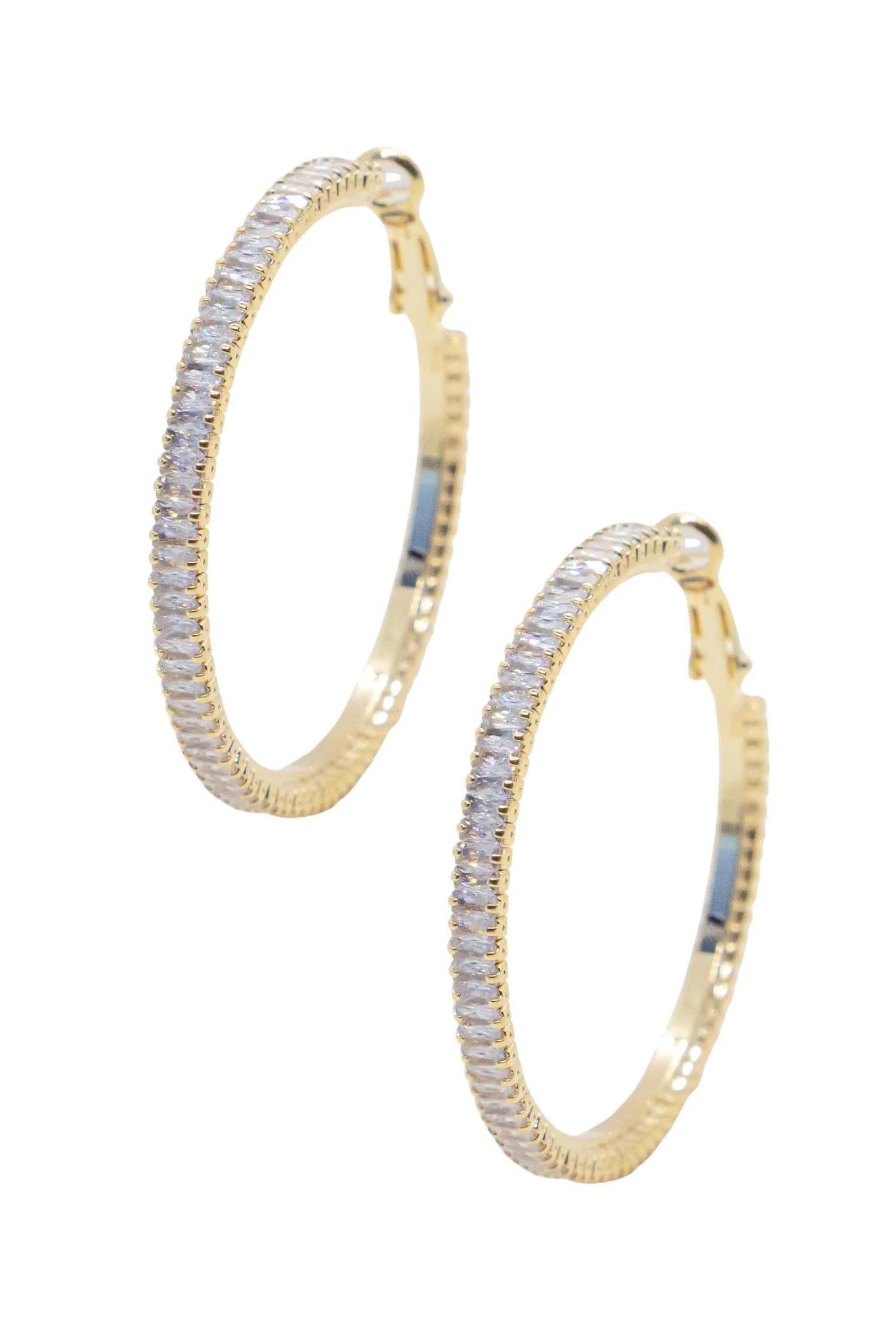 G&E Golden Glow Hoops