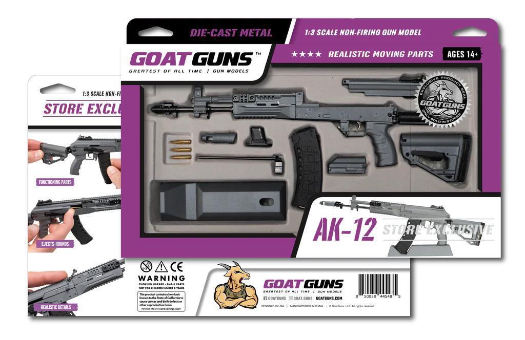 Goat Gun MINIATURE AK12 MODEL - GREY