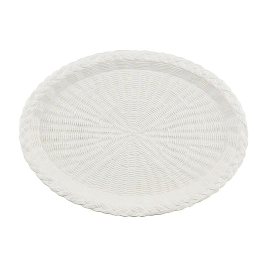 WOVEN STONEWARE PLATTER