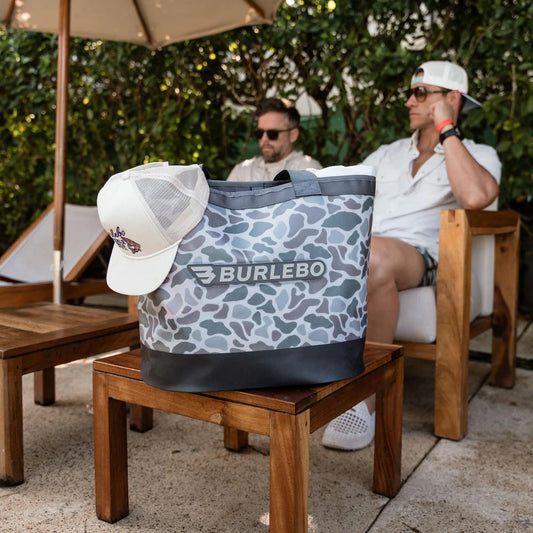 BURLEBO Waterproof Tote - Classic Deer Camo