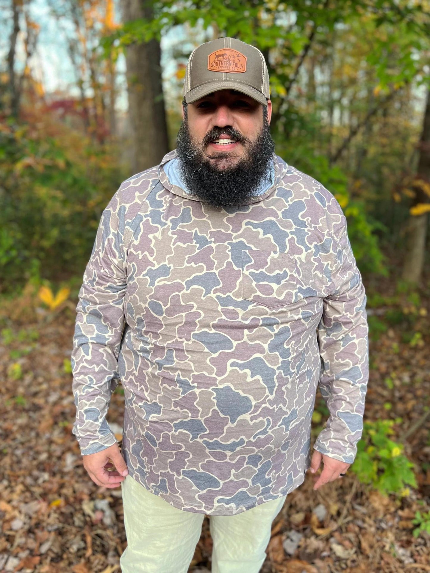 Southern Folly Duck Camo Light Hoody
