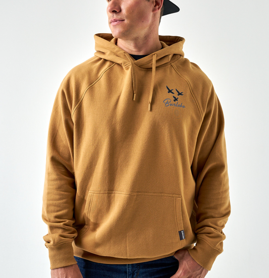 Burlebo Fleece Hoodie DUCK DOG - LIGHT BROWN