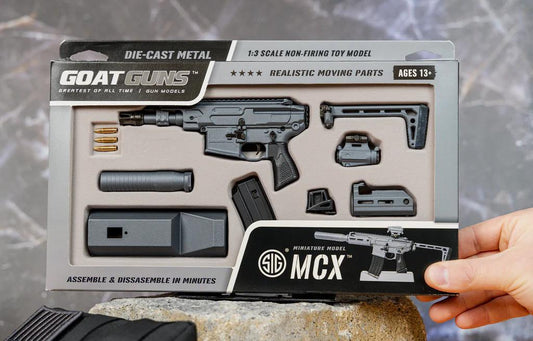 Goat Gun Miniature MCX "Rattler" Concrete Edition Color: Concrete/Grey